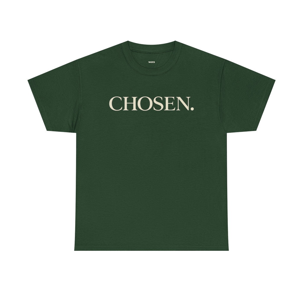 CHOSEN. Minimalist Faith Statement T-Shirt — Premium Christian Tee