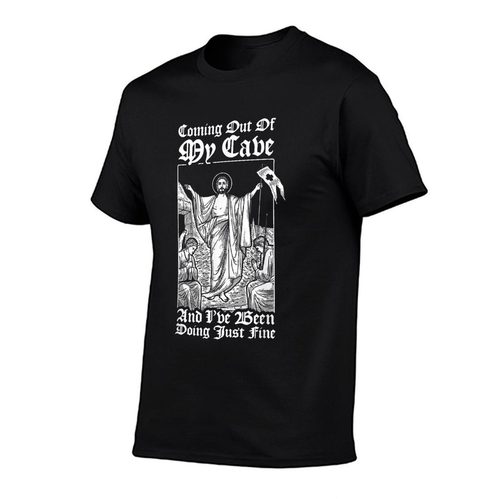 Coming Out Of My Cave Jesus - Christian Easter Meme  Quick-drying T-Shirt