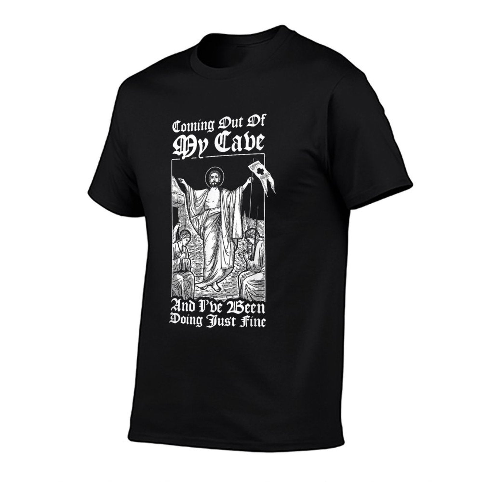 Coming Out Of My Cave Jesus - Christian Easter Meme  Quick-drying T-Shirt